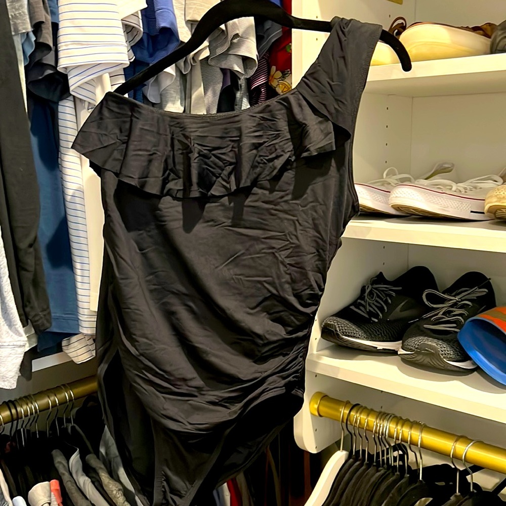Lablanca one shoulder swimsuit